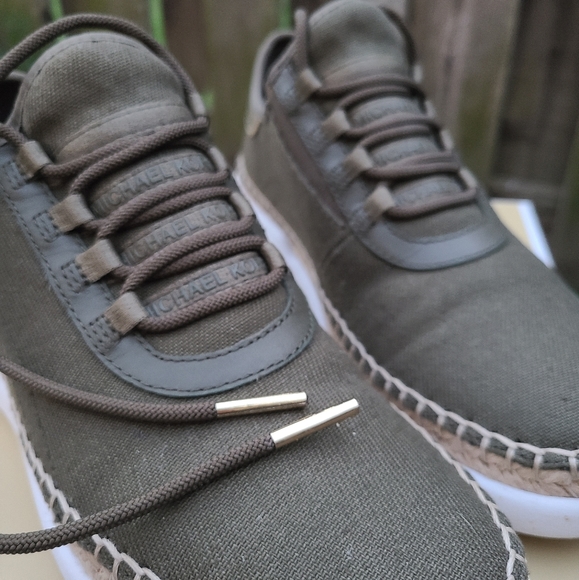 michael kors olive green sneakers